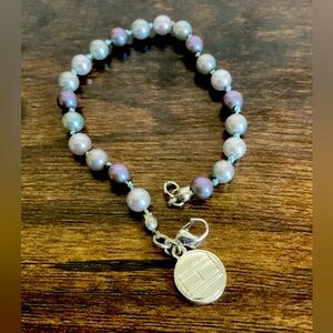 Pearl tone bracelet